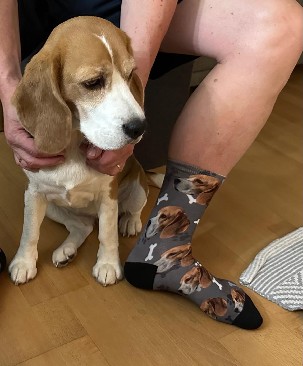 Customer photo review of Dein Foto - Individuelle Socken