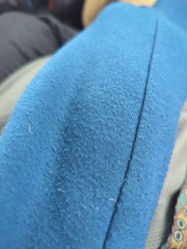 Customer photo review of Hestia Dark Duck Full-Zip Sweatshirt