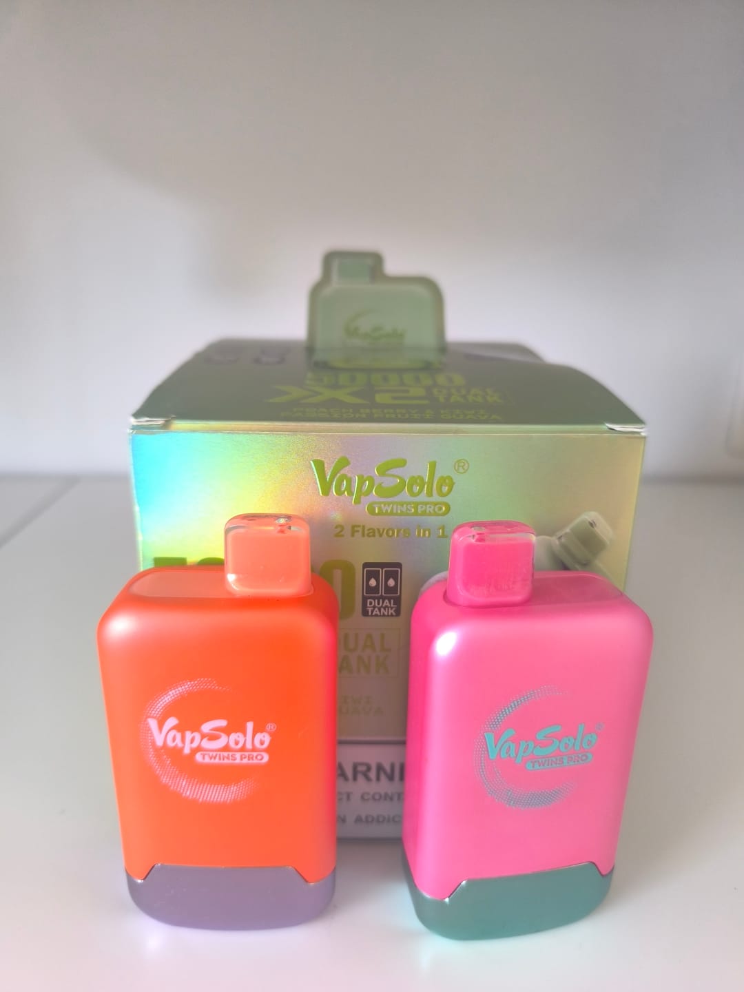 Customer photo review of VAPSOLO TWINS PRO 50K Doble Sabor