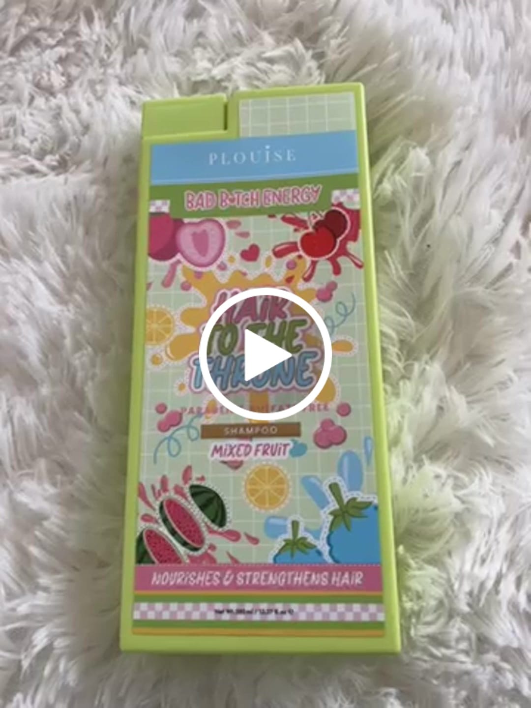 Customer video review of Hair To The Throne Shampoo