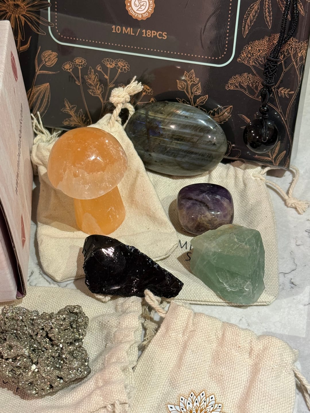 Customer photo review of Crystal Subscription Box