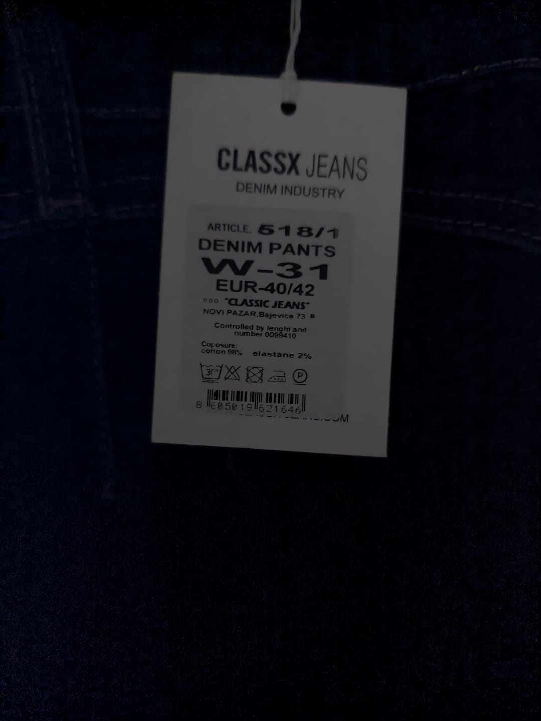 Customer photo review of Push-up farmerke sa elastinom 518/1
