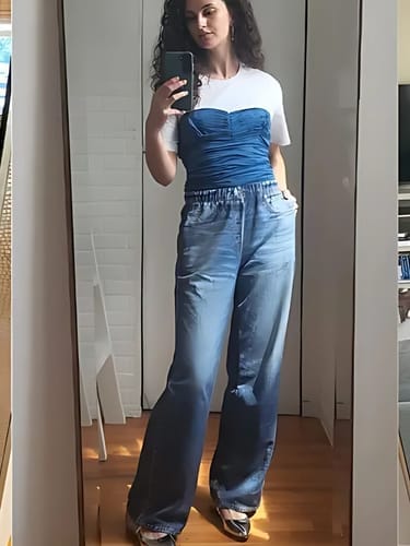 Customer photo review of Sweatpant Jeans