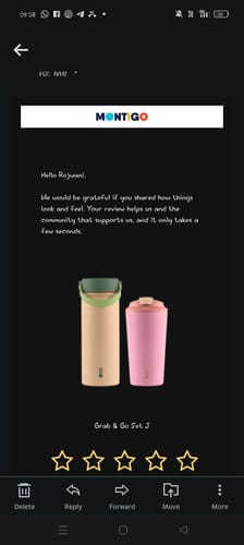 Customer photo review of Grab & Go Set J