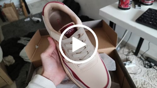 Customer video review of The Creation of Adam Sneakers