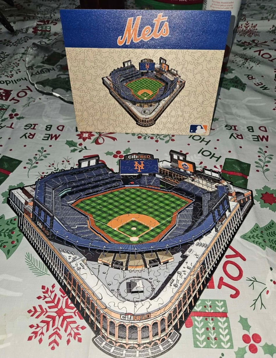 Customer photo review of New York Mets™ Citi Field Stadium - Wooden Puzzle