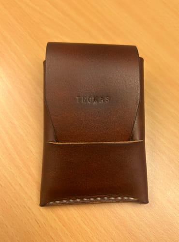 Customer photo review of Slimmad plånbok i äkta läder