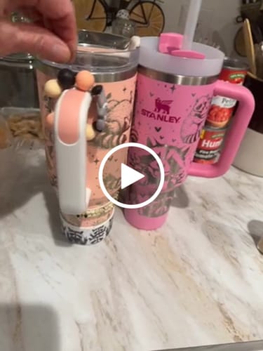 Customer video review of ‘In My Feral Era’ Raccoon Design Custom Stanley Adventure Quencher 40 oz tumbler