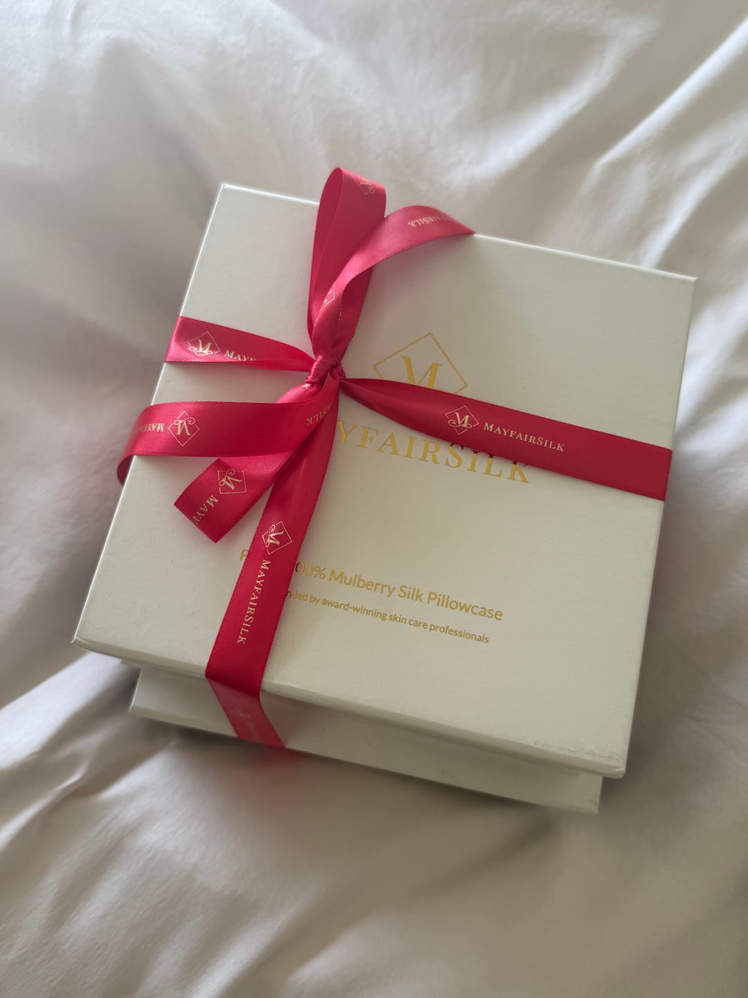 Customer photo review of Dream Rider Pure Silk Pillowcase