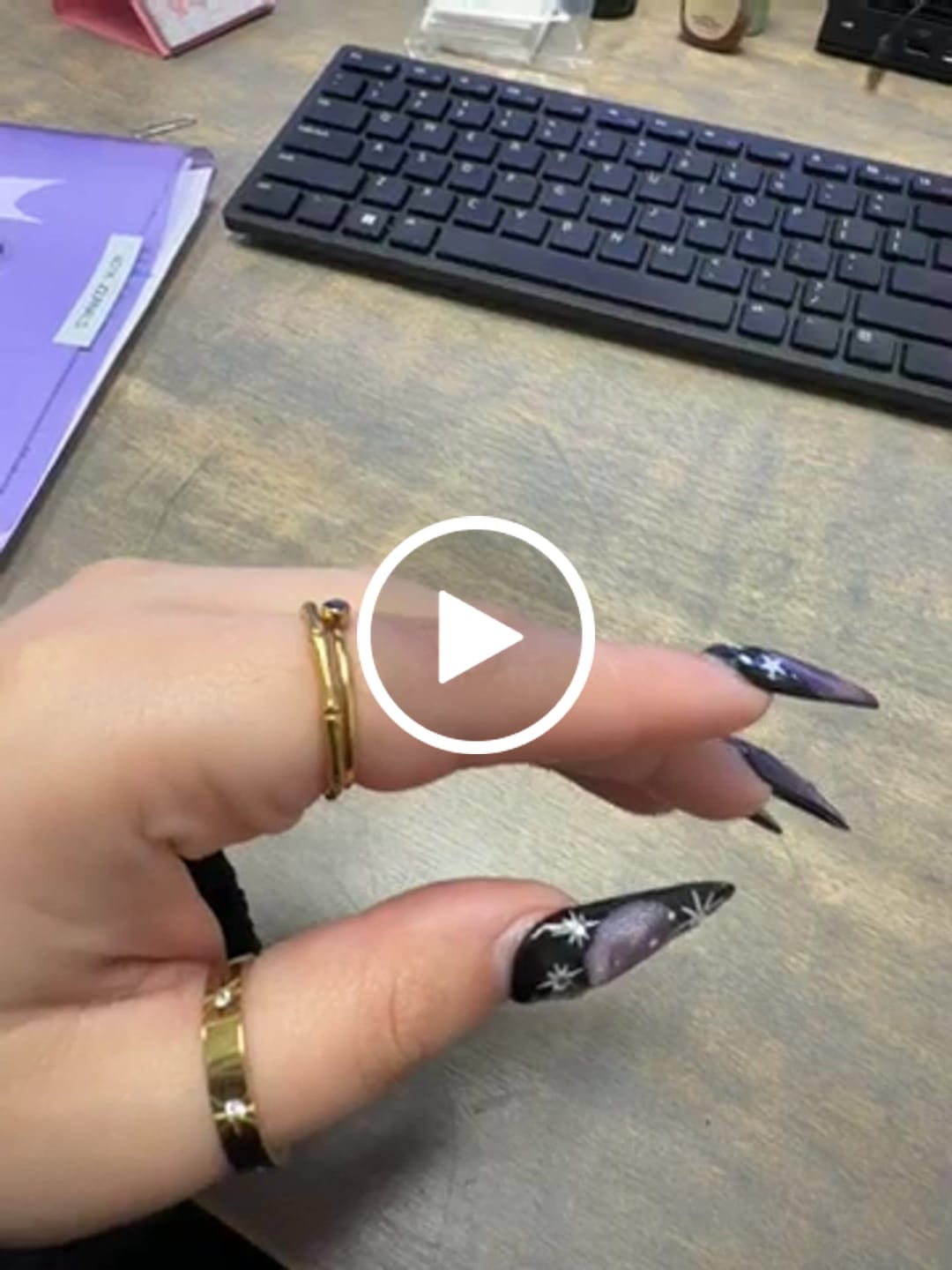 Customer video review of Bamboo Stacker Ring