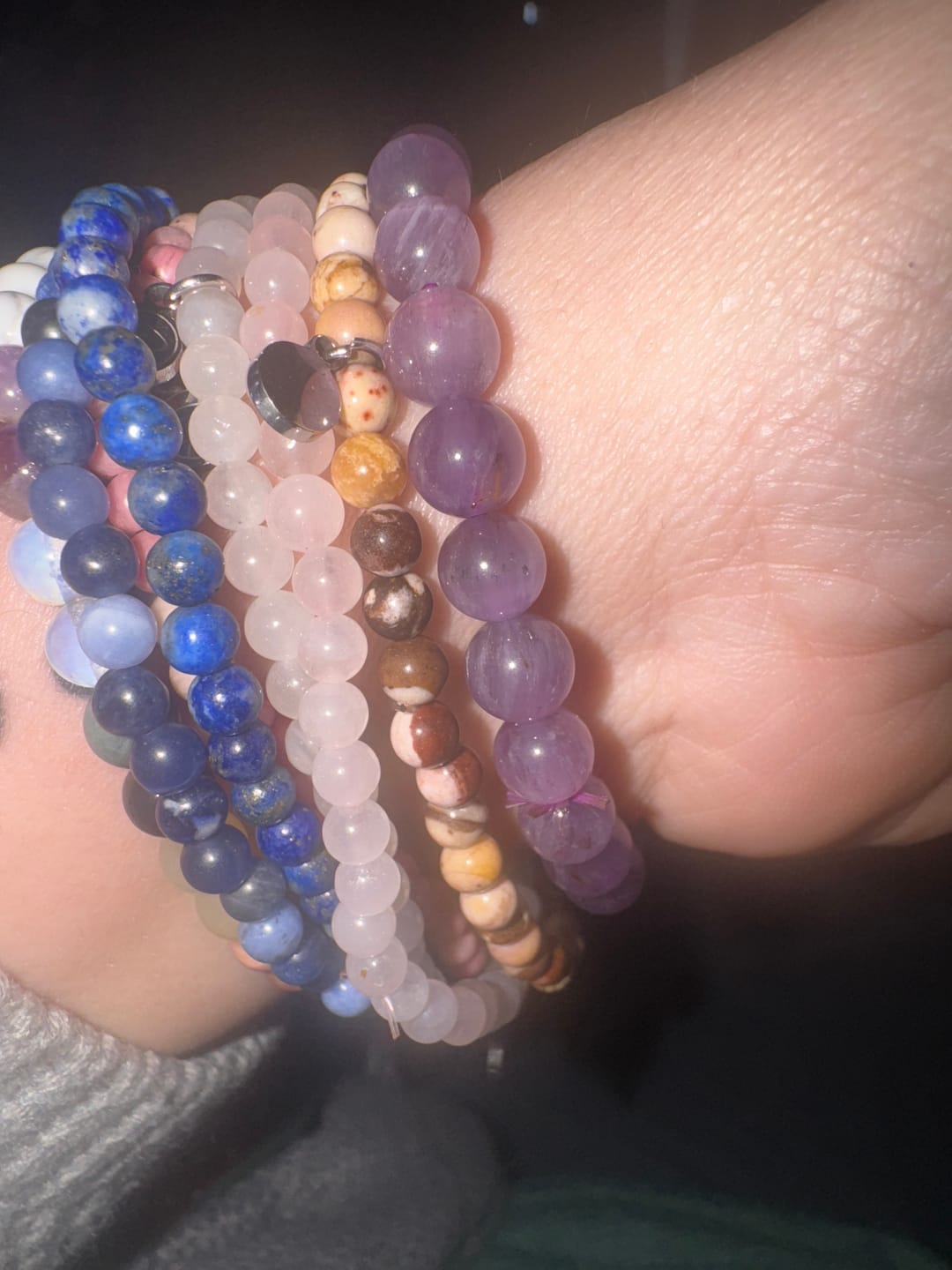 Customer photo review of Zebra Jasper Bracelet Mini