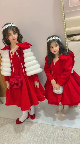 Customer photo review of Christmas Dress Elegant Baby Girl  Dress  Girl Dress Toddler Birthday Dress