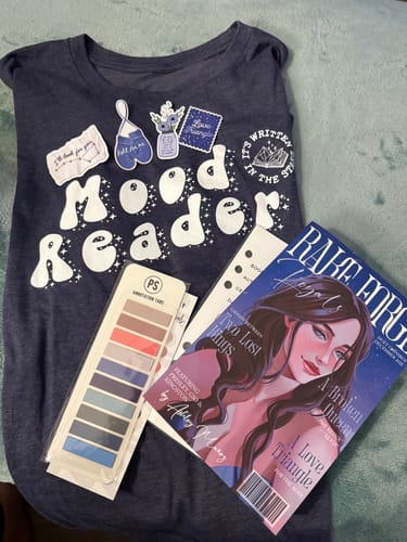Customer photo review of smut slut book club subscription