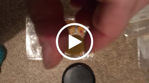 Customer video review of Yellow Lebanese THCA HASH