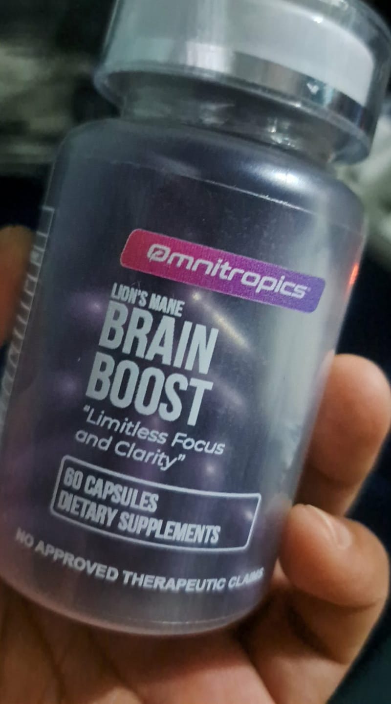 Customer photo review of Omnitropics™ Brain Boost Premium Lion's Mane (25% OFF)