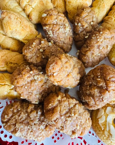 Customer photo review of Fresh Greek Melomakarona – Handcrafted Honey Cookies (1kg)