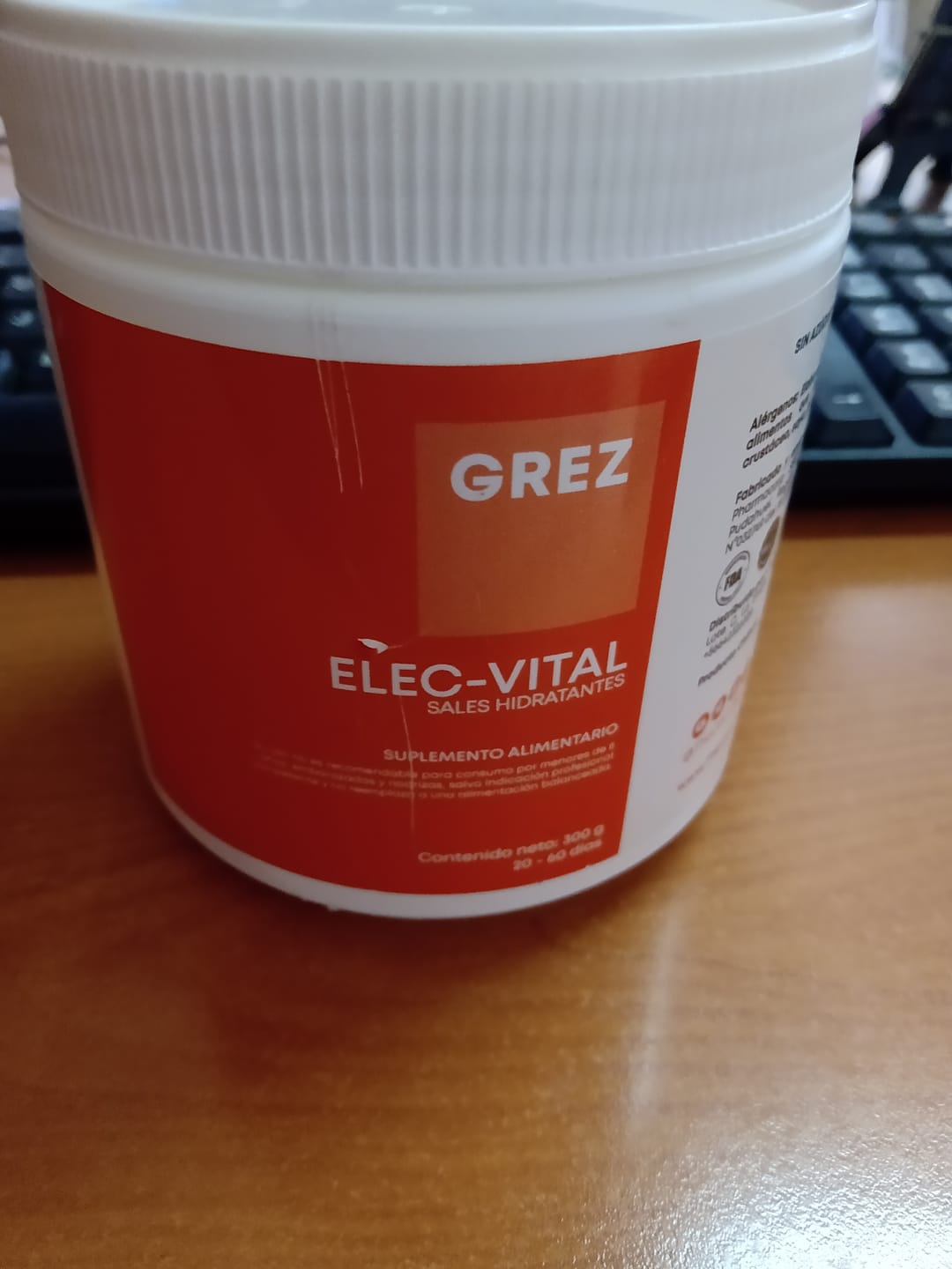 Customer photo review of ELEC-VITAL - Minerales electrolitos / Polvo 300g