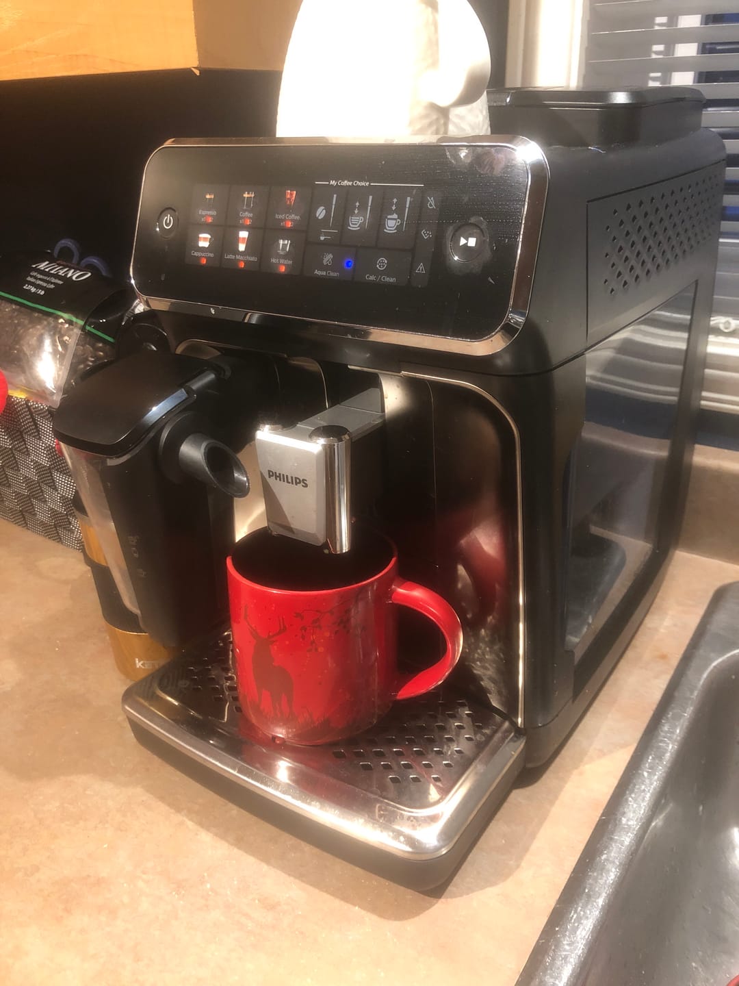 Customer photo review of Philips - Series 3300 LatteGo (SilentBrew) EP3347/90