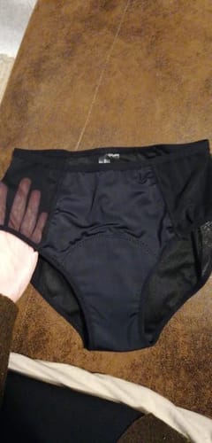 Customer photo review of Lace Brief - Moderate Urine Leakage