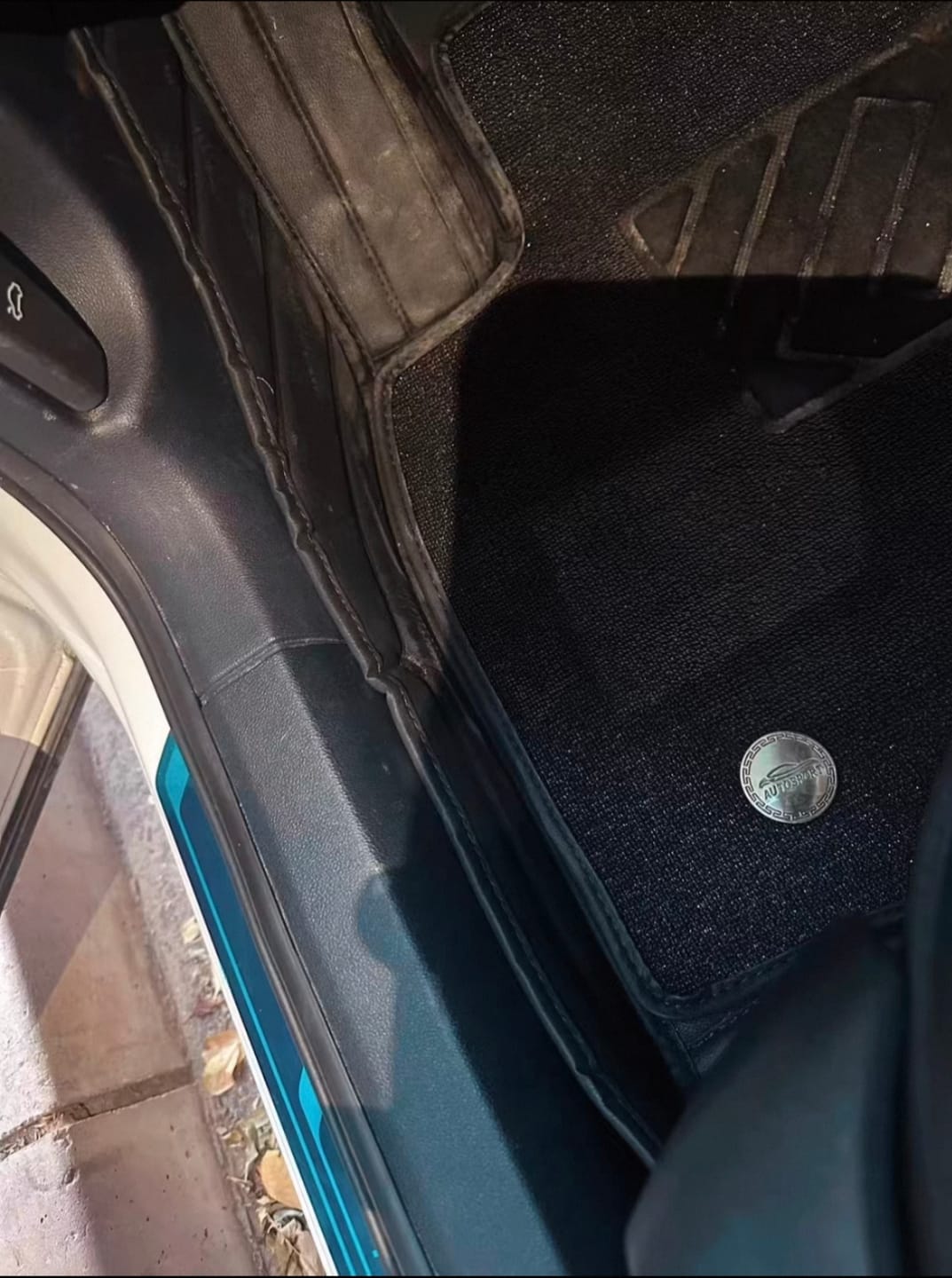 Customer photo review of Stripe Stitching Double Layer Custom Car Floor Mats
