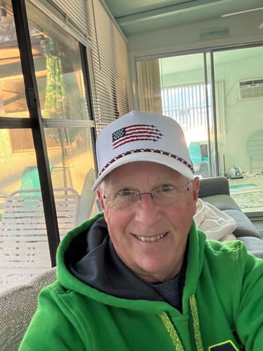 Customer photo review of USA Hat White