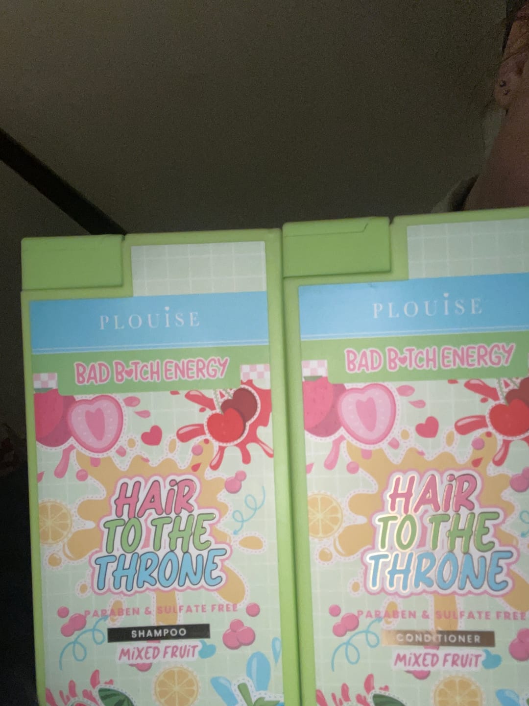 Customer photo review of Hair To The Throne Shampoo & Conditioner Bundle