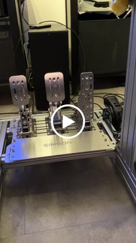 Customer video review of Simsonn Plus X Racing Simulator Pedal with Baseplate