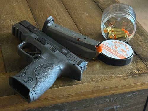 Customer photo review of SnapPoint .45 ACP Snap Caps (Set of 15) – Real-Weight Dry Fire Dummy Rounds w/ SnapPlug Primer