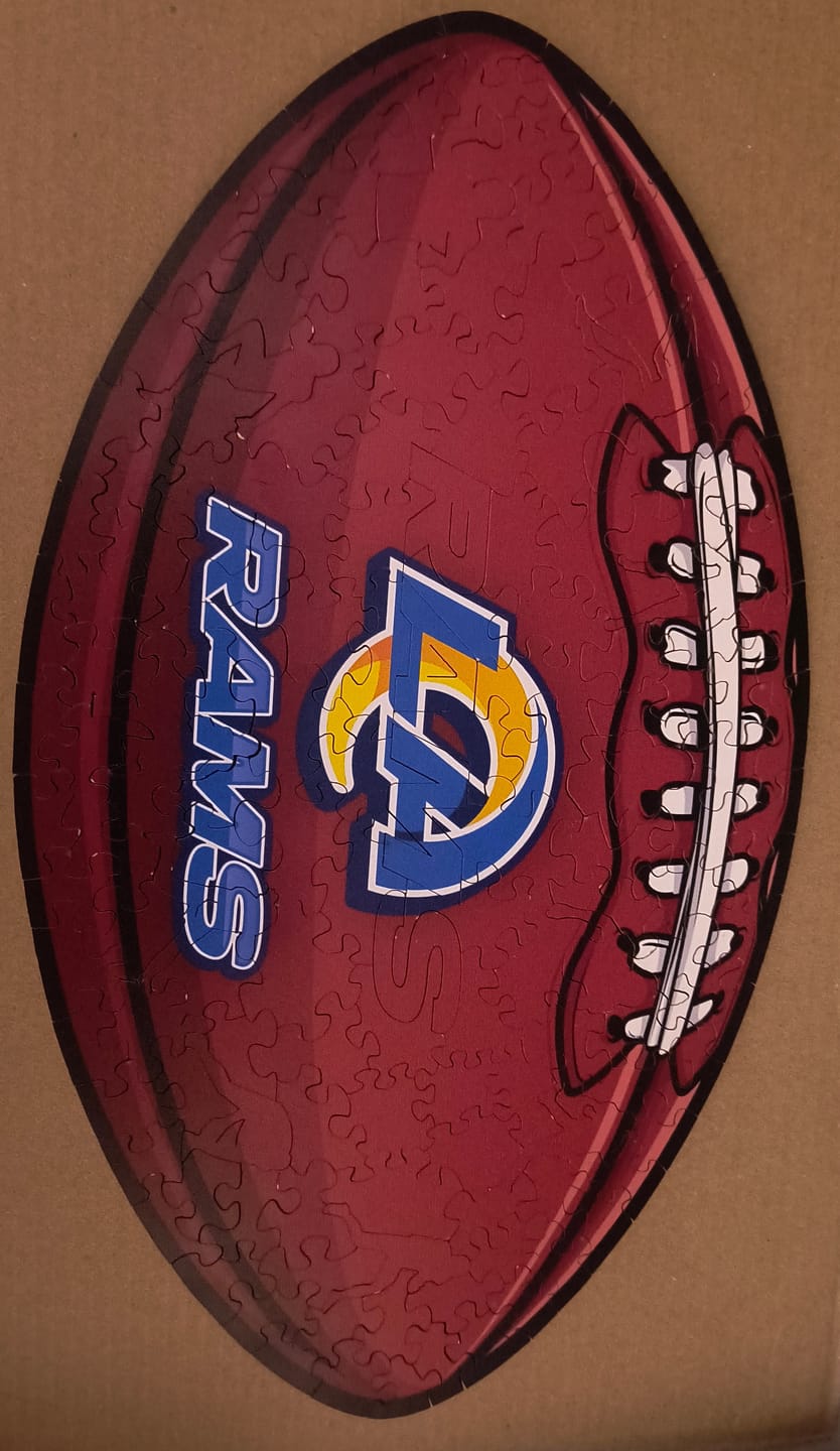 Customer photo review of Los Angeles Rams™ - Rompecabezas de Madera