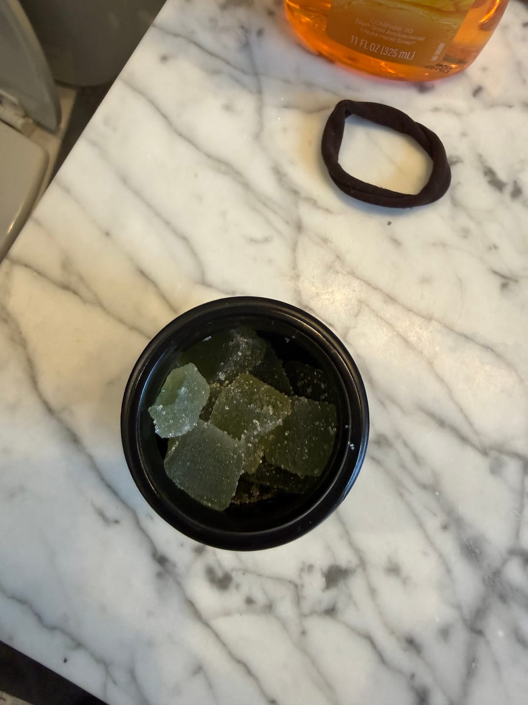 Customer photo review of Orbital Blue Raspberry 10mg D9 + 2mg Melatonin Indica Gummies