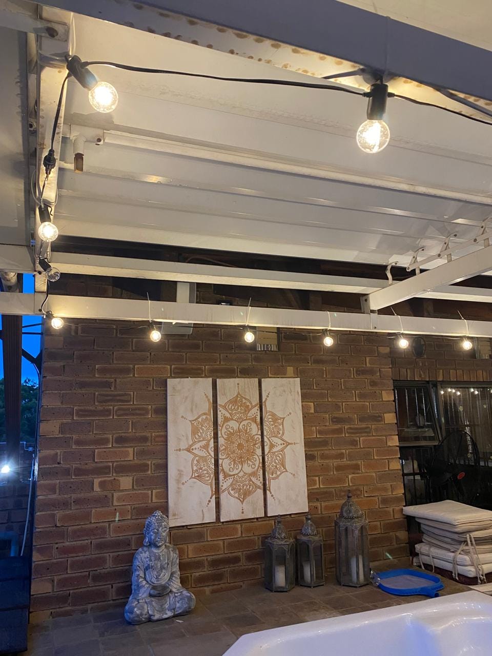 Customer photo review of Plug-In Mini Bulb String Lights