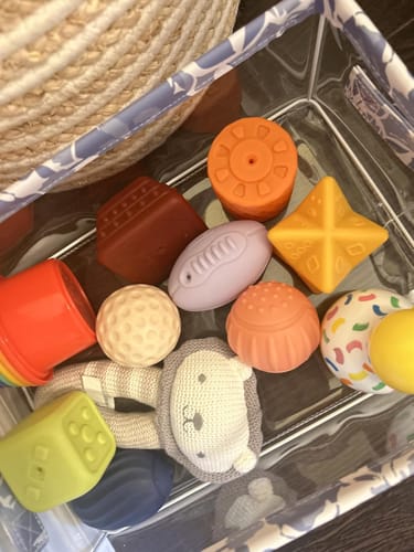 Customer photo review of BPA-Free Teething Toys - Soft Sensory Balls for Infants