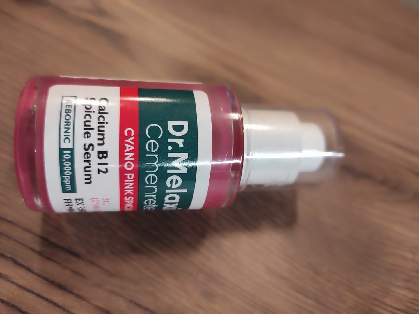 Customer photo review of Atjaunojošs serums ar mikrokapsulām Dr.Melaxin Cemenrete Cyano Pink Spicule Serum