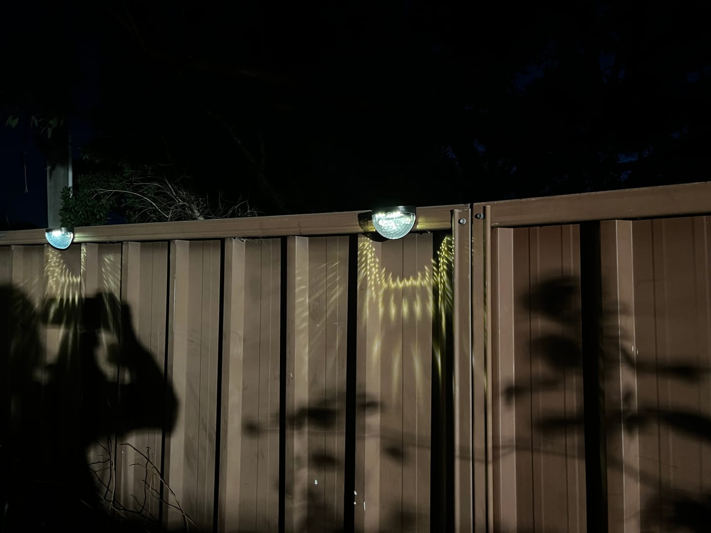 Customer photo review of SolaGarden™ Fence Lights