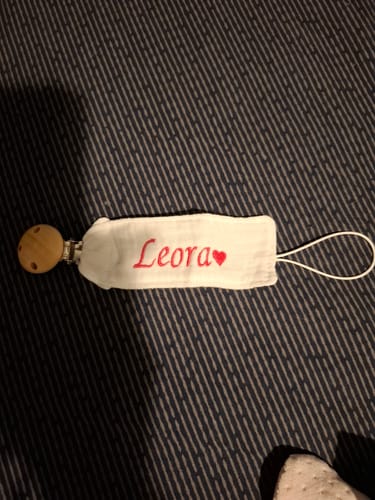 Customer photo review of Attache tétine Gaz de coton