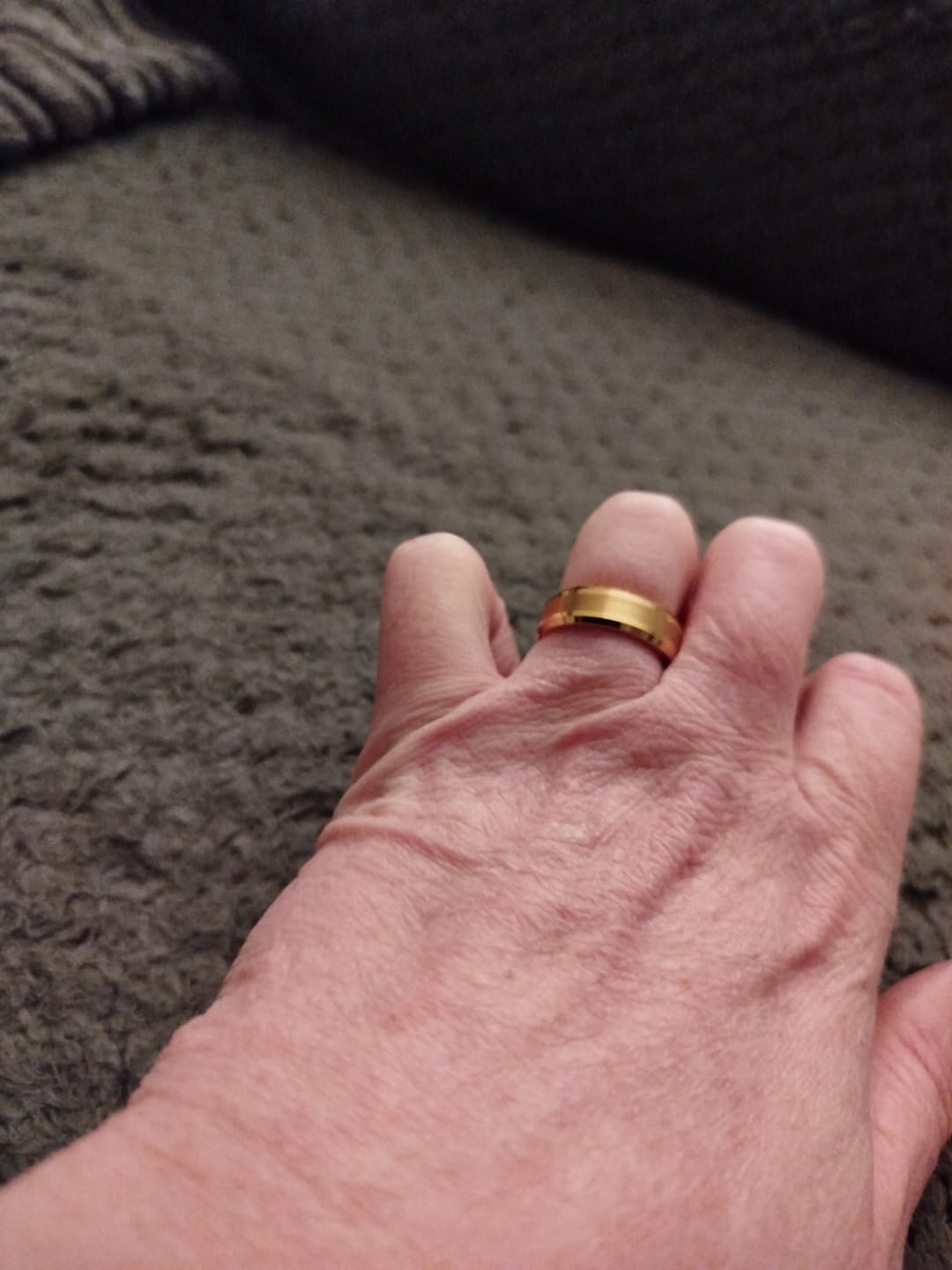 Customer photo review of The Gold Brushed Wonder Ring Set