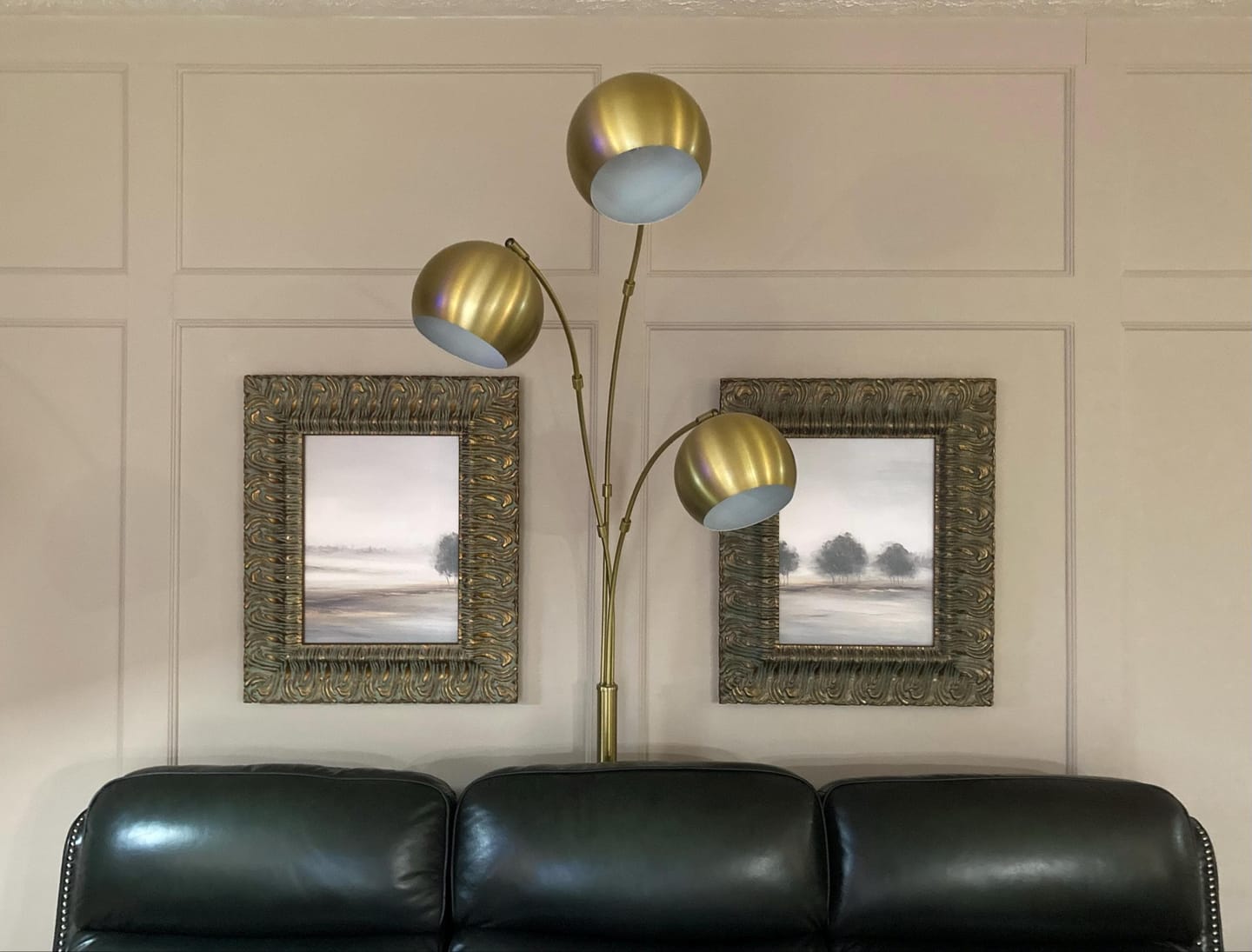 Customer photo review of Scandinavian Autumn Landscape. Wall Art Set of 3 Prints