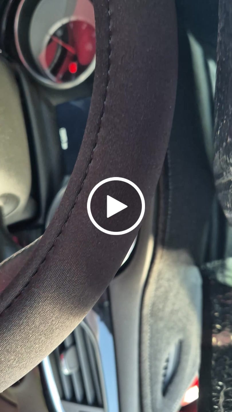 Customer video review of Sharkskin Universal Steering Wheel Cover