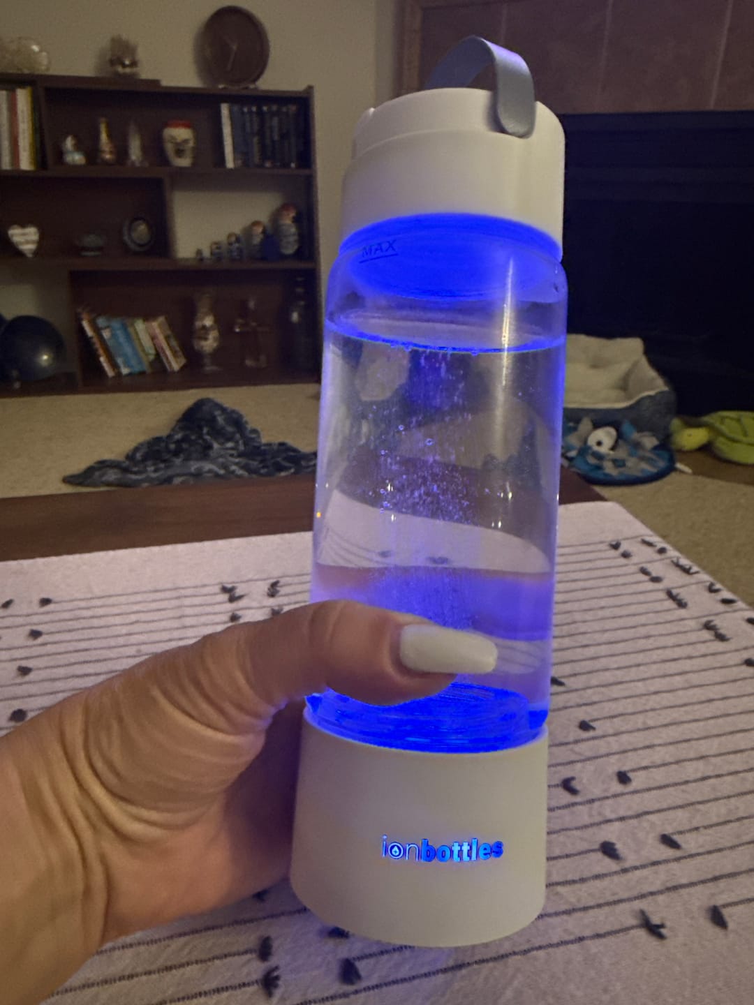 Customer photo review of Pro Hydrogen Water Bottle