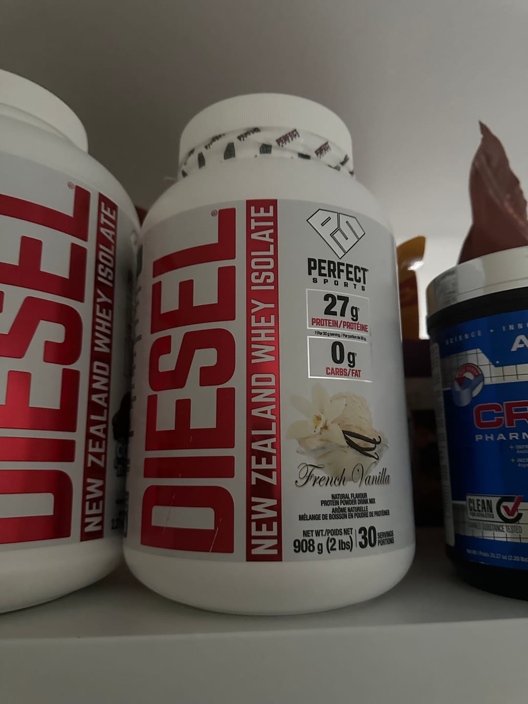 Customer photo review of Perfect Sports - DIESEL Isolate New Zealand - 2lbs