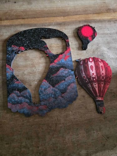 Customer photo review of Adventure Awaits Wood Jigsaw Puzzle