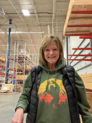 Customer photo review of Bigfoot Over the Moon Premium Tee