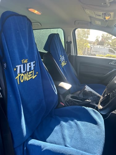Customer photo review of Waterproof Car Towel Seat Cover