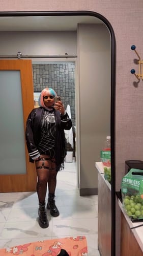 Customer photo review of Black No Broke Boyz Hockey Jersey