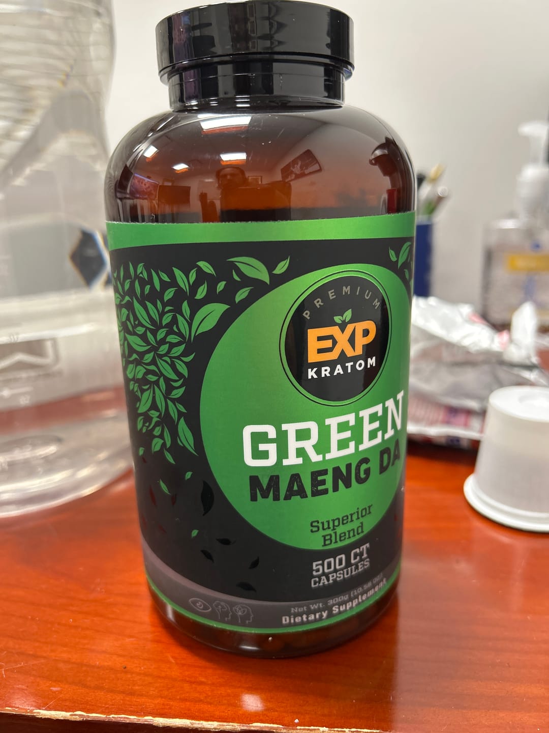 Customer photo review of EXP Premium Green Maeng Da Blend Capsules