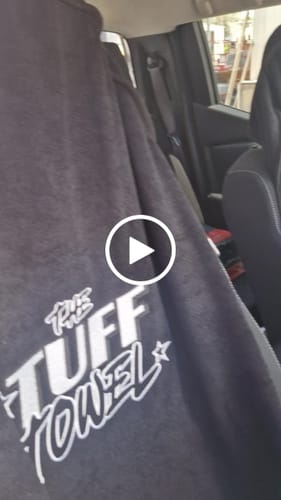 Customer video review of Waterproof Car Towel Seat Cover