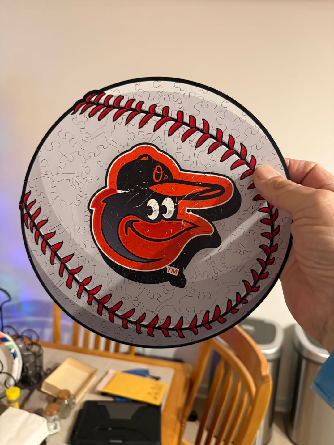 Customer photo review of Baltimore Orioles™ - Wooden Puzzle