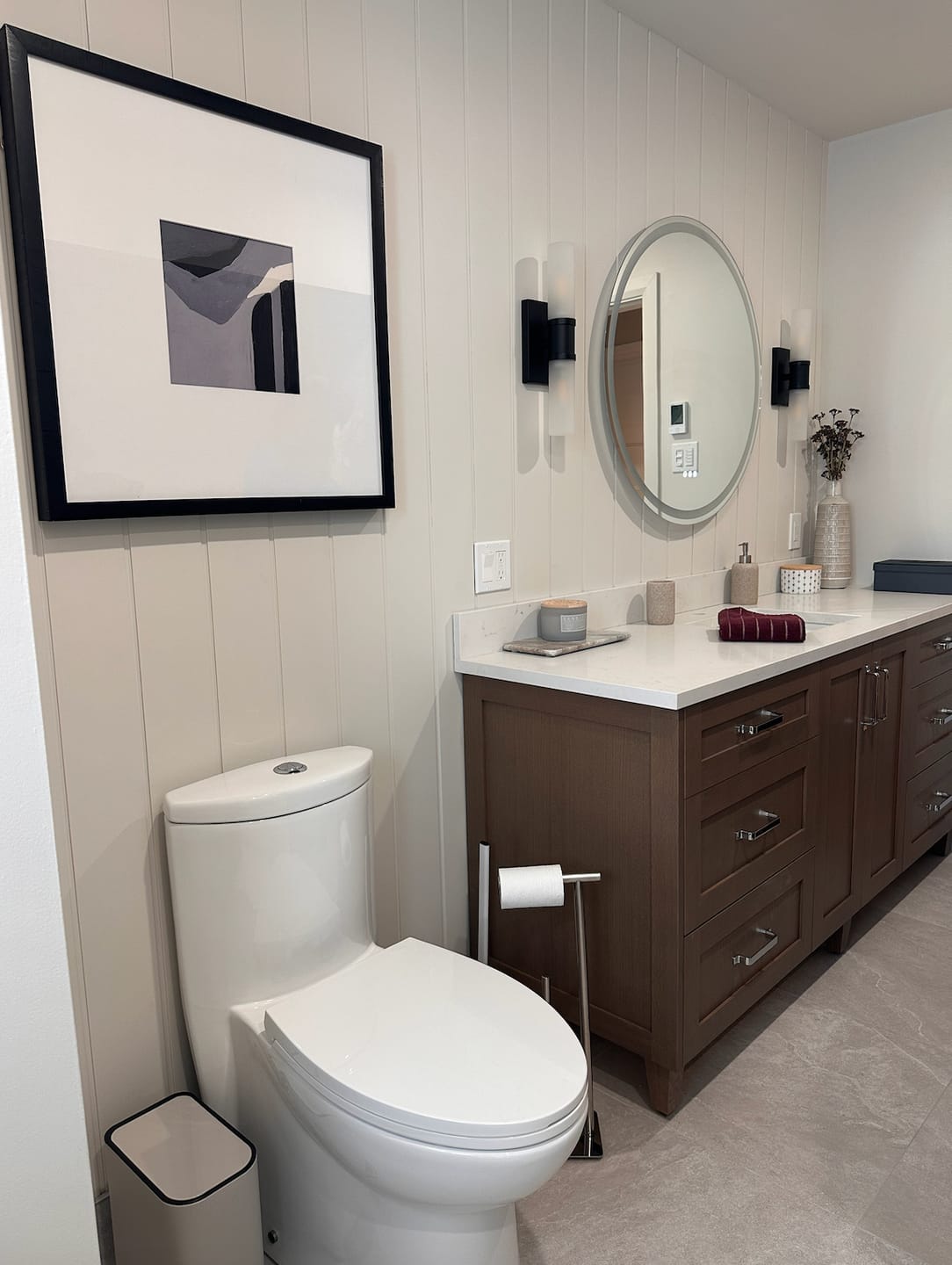 Customer photo review of Bridgeport 72" Almond Coast Bathroom Vanity