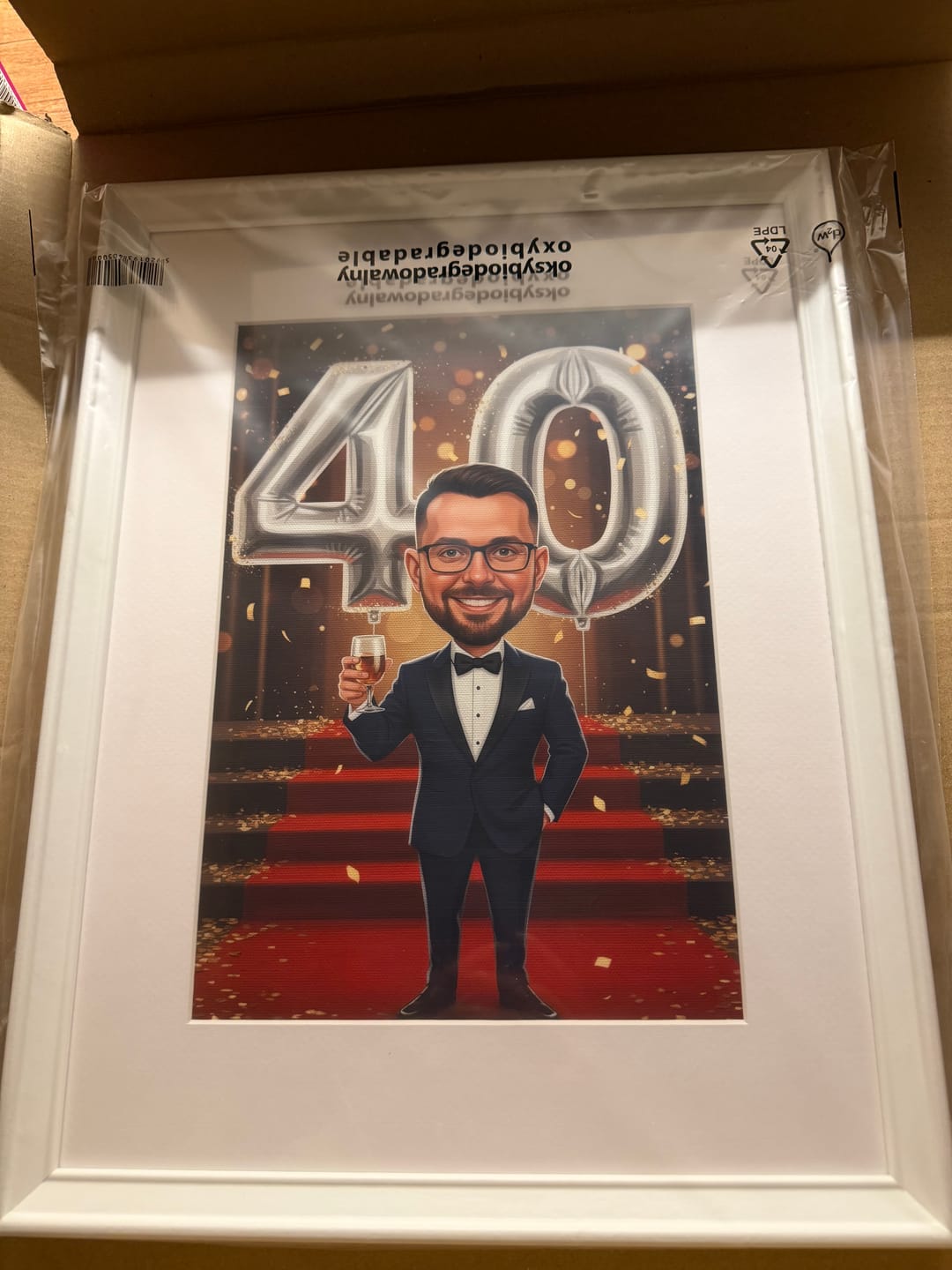 Customer photo review of Karykatura ze zdjęcia – Urodzinowa #7
