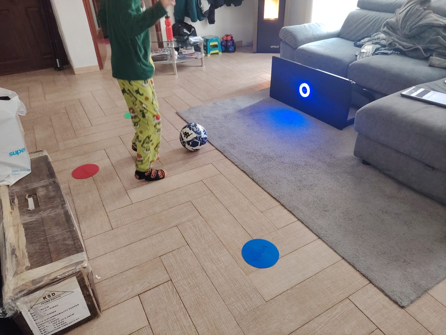 Customer photo review of Voon Football Smart Rebounder